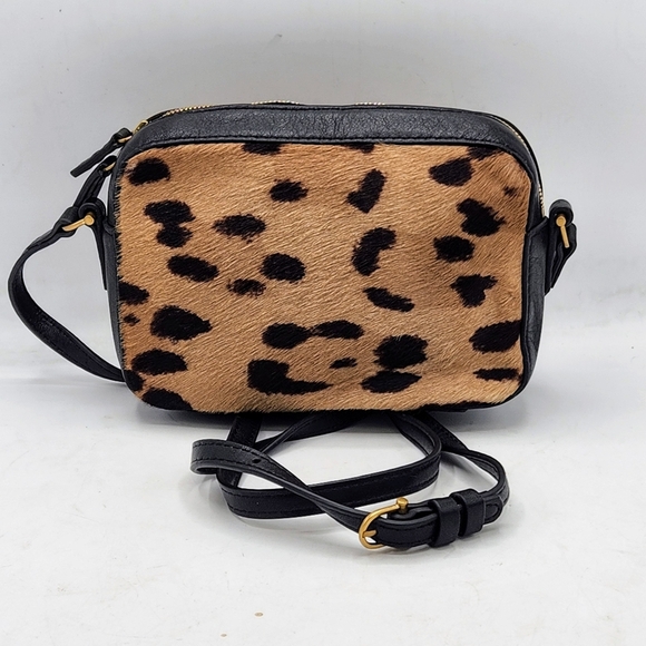 Aritzia Auxiliary Cow Leather Leopard Print Crossbody Purse - Picture 16 of 16